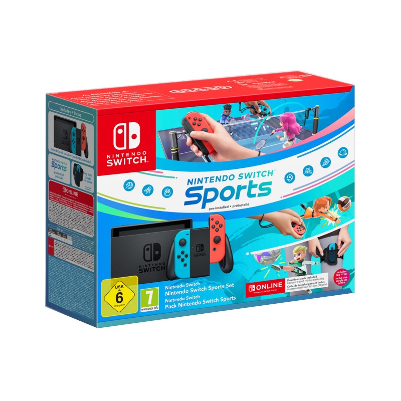 Konsola Nintendo Switch Neon Blue Red Switch Sports 3 Msc NSO