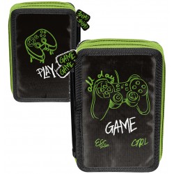 Piórnik szkolny dwukomorowy...