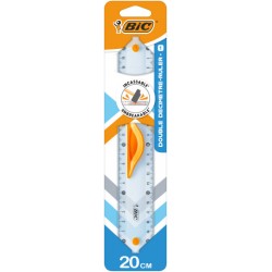 Linijka BIC Double Ruler 20cm