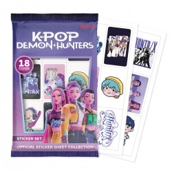 Saszetka z naklejkami K-POP...
