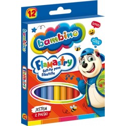Flamastry Bambino - 12 kolorów
